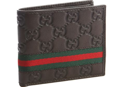 gucci bifold wallet brown|Gucci bifold wallet women.